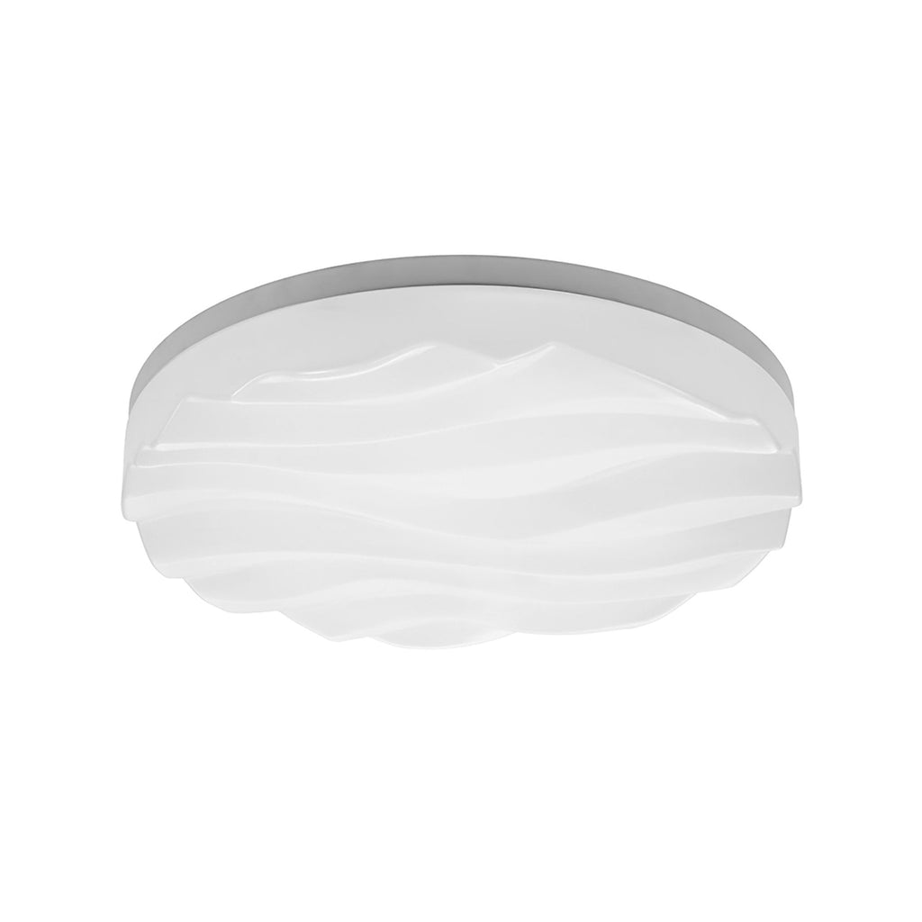 M5041 Arena Bathroom Ceiling/Wall Light Medium Round 36W LED Matt White/White Acrylic