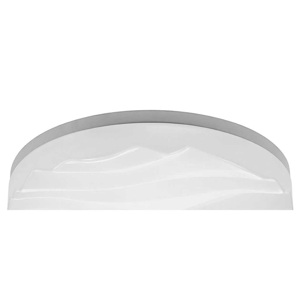 M5041 Arena Bathroom Ceiling/Wall Light Medium Round 36W LED Matt White/White Acrylic