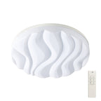 M5041R Arena Bathroom Ceiling / Wall Light Medium Round 40W LED Dimmable Matt White / Acrylic