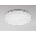 M5041R Arena Bathroom Ceiling / Wall Light Medium Round 40W LED Dimmable Matt White / Acrylic