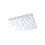 M5043 Arena Bathroom Ceiling/Wall Light Large Square 45W LED Matt White/White Acrylic