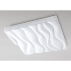 M5043 Arena Bathroom Ceiling/Wall Light Large Square 45W LED Matt White/White Acrylic