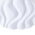 M5044R Arena Bathroom Ceiling / Wall Light Medium Square 40W LED Dimmable Matt White / Acrylic