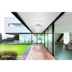 M5046 Arena Bathroom Table Lamp 8W LED White IP20 Polished Chrome/White Acrylic