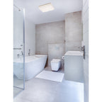 M5046 Arena Bathroom Table Lamp 8W LED White IP20 Polished Chrome/White Acrylic