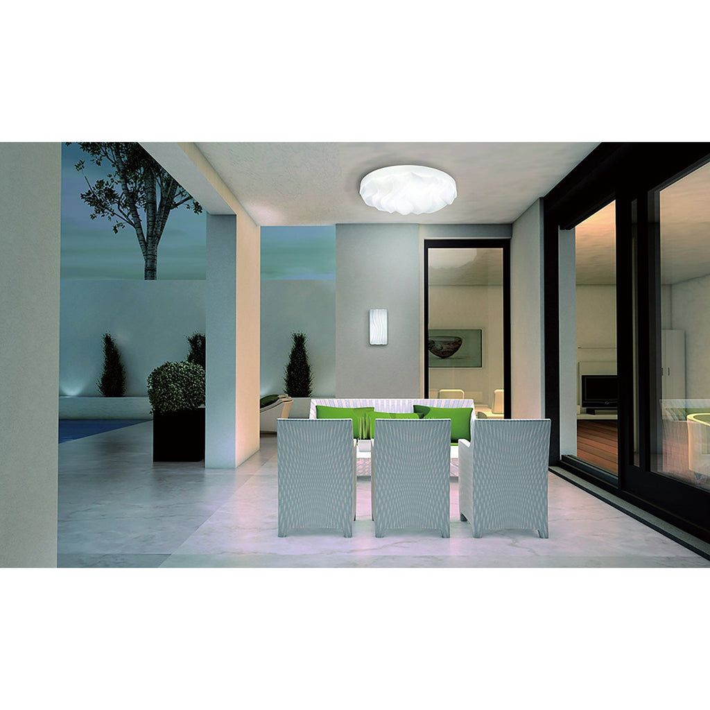 M5047 Arena Bathroom Wall Lamp 12W LED White Polished Chrome / White Acrylic