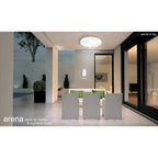 M5047 Arena Bathroom Wall Lamp 12W LED White Polished Chrome / White Acrylic