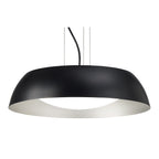 M4841 Argenta Pendant Small 18W LED Matt Black/Silver/White Acrylic