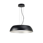 M4843 Argenta Pendant Large 30W LED Matt Black/Silver/White Acrylic