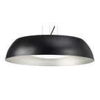 M4843 Argenta Pendant Large 30W LED Matt Black/Silver/White Acrylic