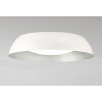 M4846 Argenta Flush Ceiling Large 30W LED Matt White/Silver/White Acrylic