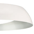 M4846 Argenta Flush Ceiling Large 30W LED Matt White/Silver/White Acrylic