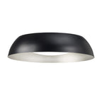M4848 Argenta Flush Ceiling Large 30W LED Matt Black/Silver/White Acrylic