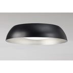 M4848 Argenta Flush Ceiling Large 30W LED Matt Black/Silver/White Acrylic