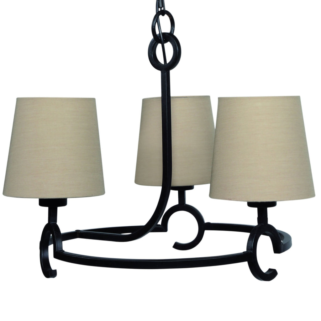 M5211 Argi Pendant 3 Light E27 Taupe Shades Brown Oxide