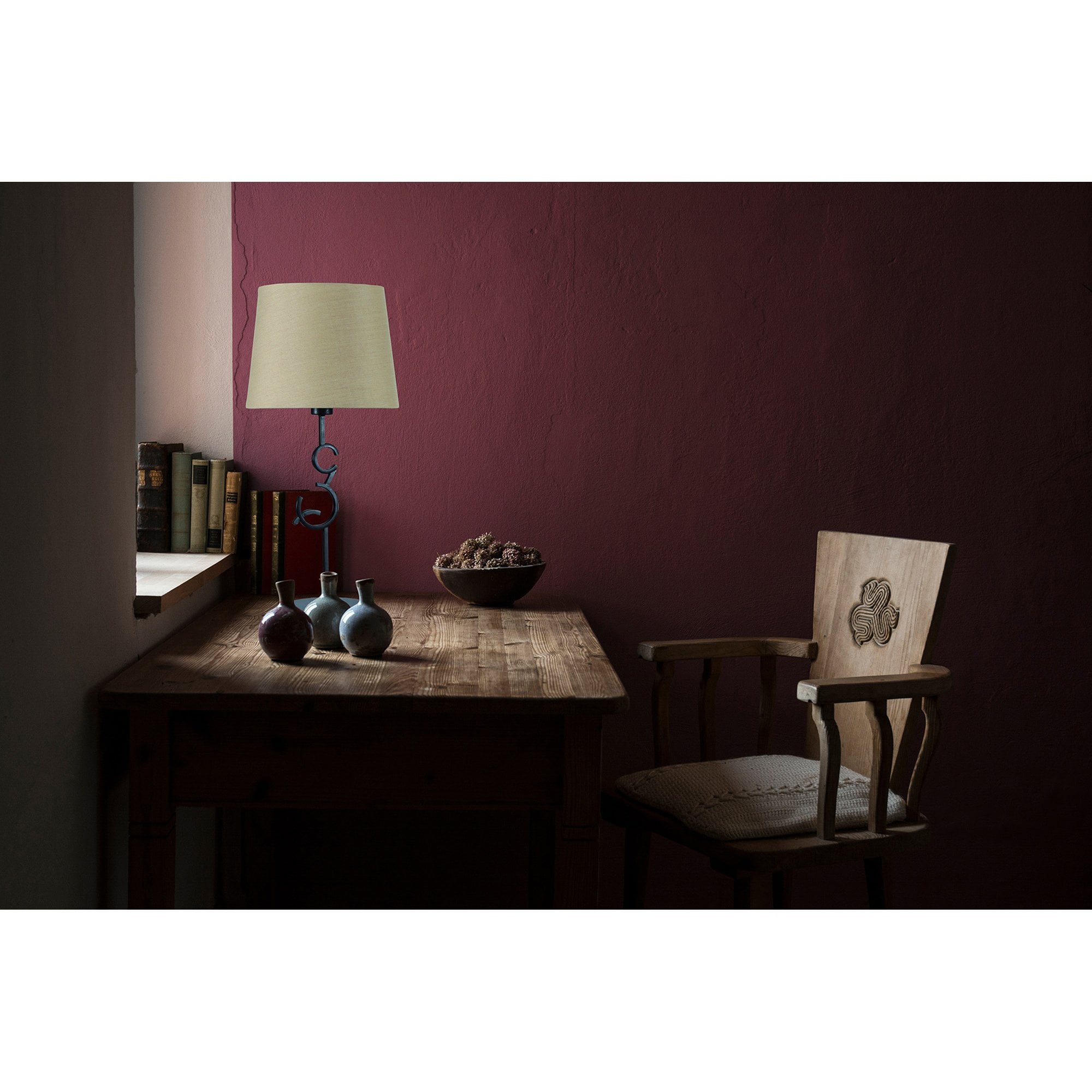M5212 Argi Linear Pendant 4 Light Line E27 Taupe Shades Brown Oxide