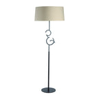 M5219 Argi Floor Lamp 3 Light E27 Taupe Shade Brown Oxide
