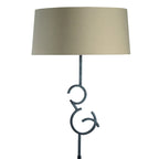 M5219 Argi Floor Lamp 3 Light E27 Taupe Shade Brown Oxide