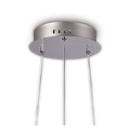 M5751 Aros Pendant 89cm Diameter 7 Ring 81W LED Chrome