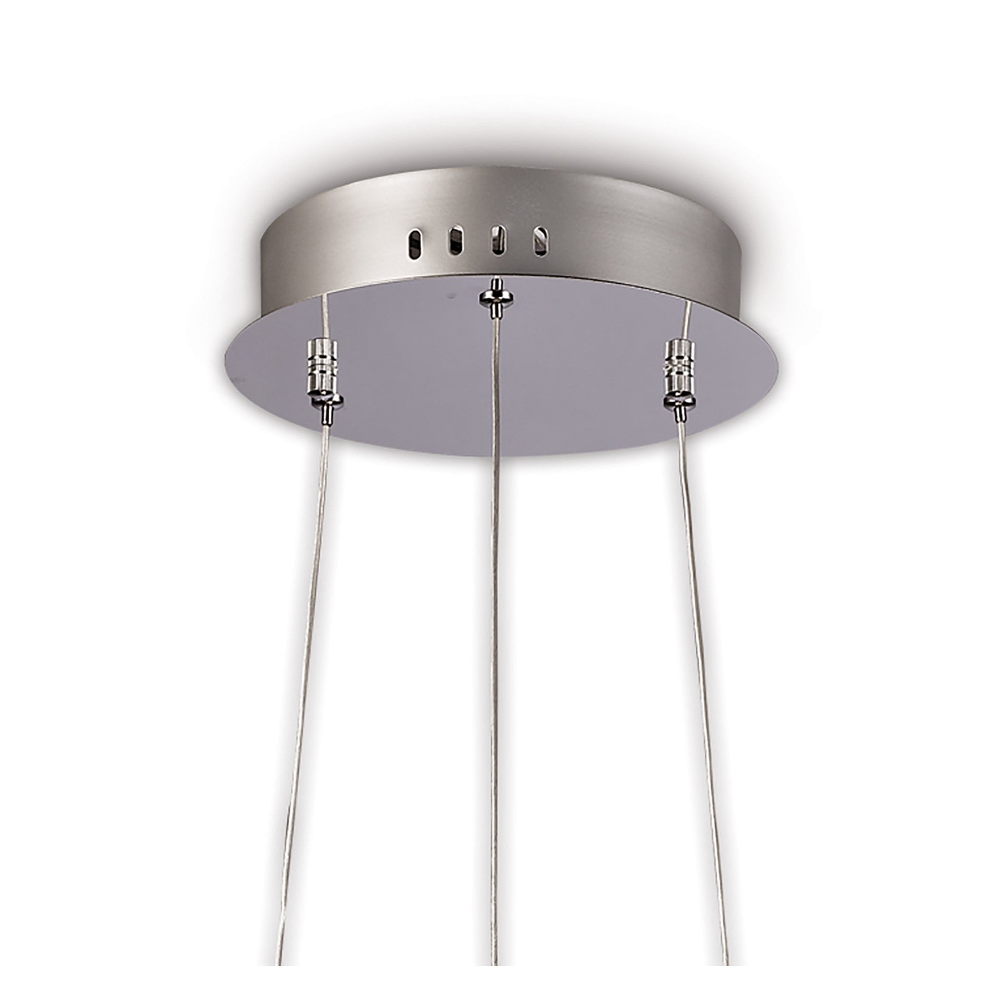 M5751 Aros Pendant 89cm Diameter 7 Ring 81W LED Chrome