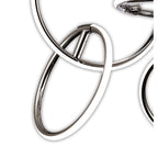 M5751 Aros Pendant 89cm Diameter 7 Ring 81W LED Chrome