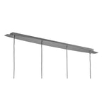 M3950 Artic Linear Pendant 4 Light G9 Line Polished Chrome