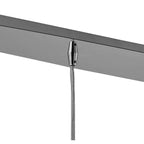 M3950 Artic Linear Pendant 4 Light G9 Line Polished Chrome