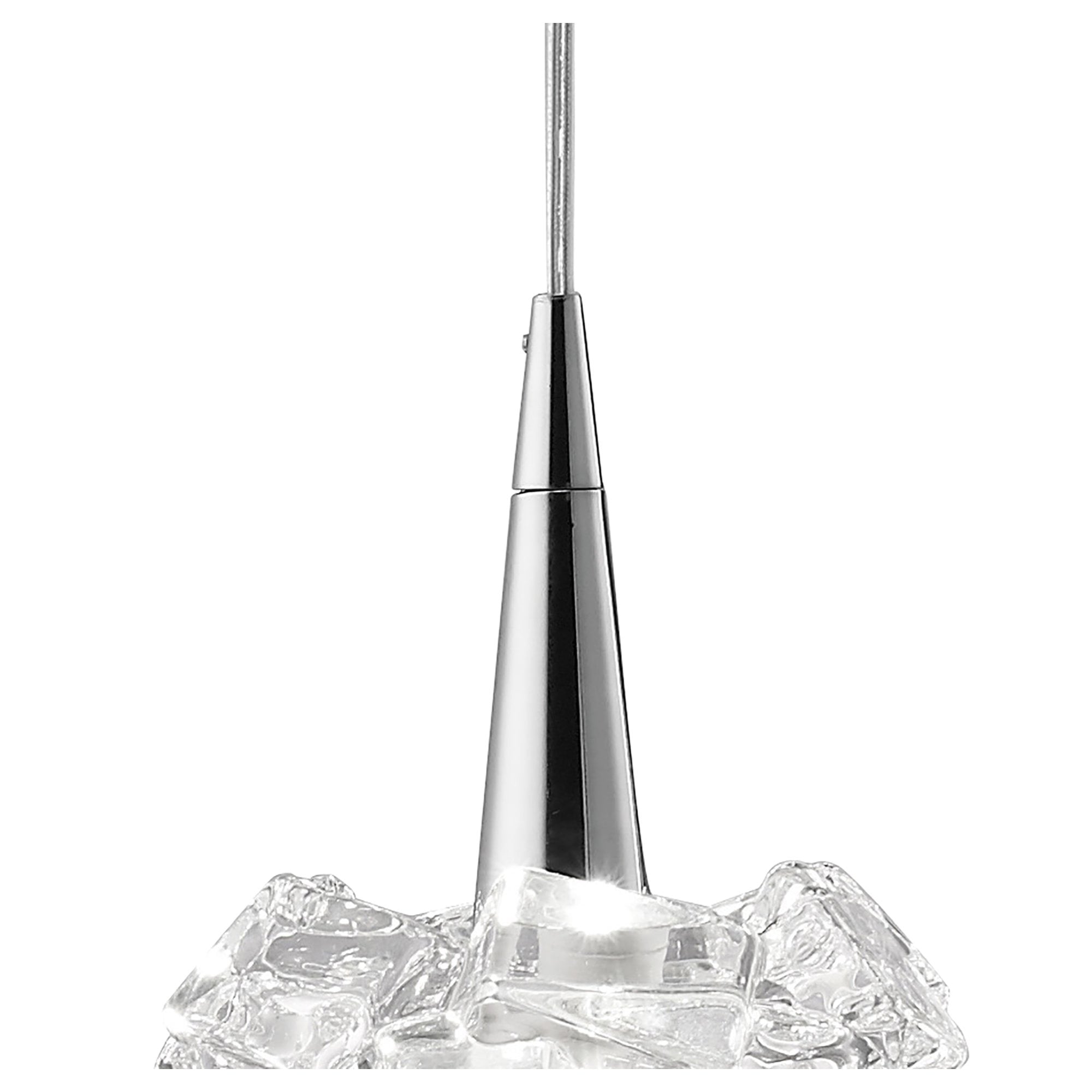 M3950 Artic Linear Pendant 4 Light G9 Line Polished Chrome