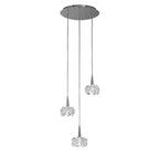 M3952 Artic Pendant 3 Light G9 Round Polished Chrome