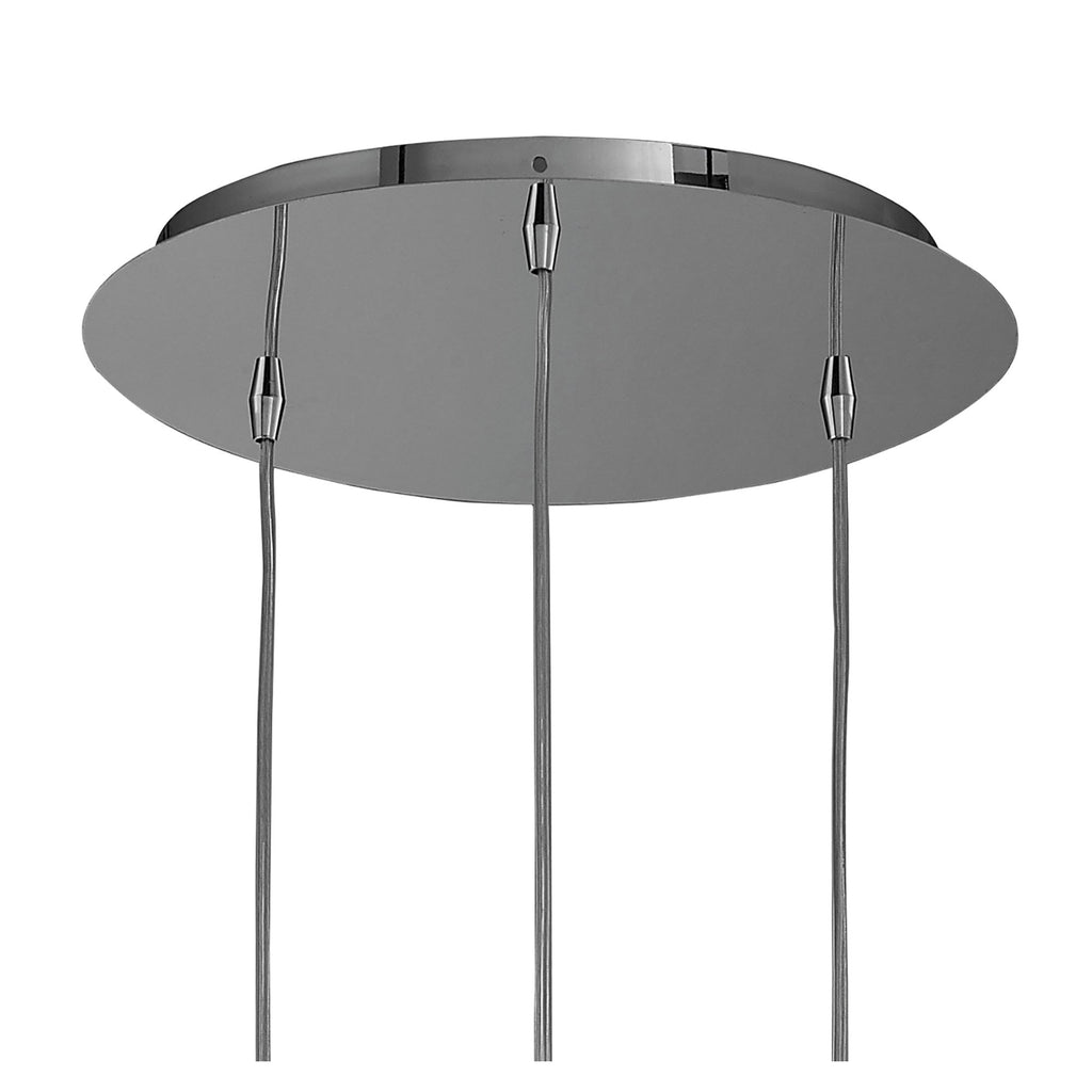 M3952 Artic Pendant 3 Light G9 Round Polished Chrome