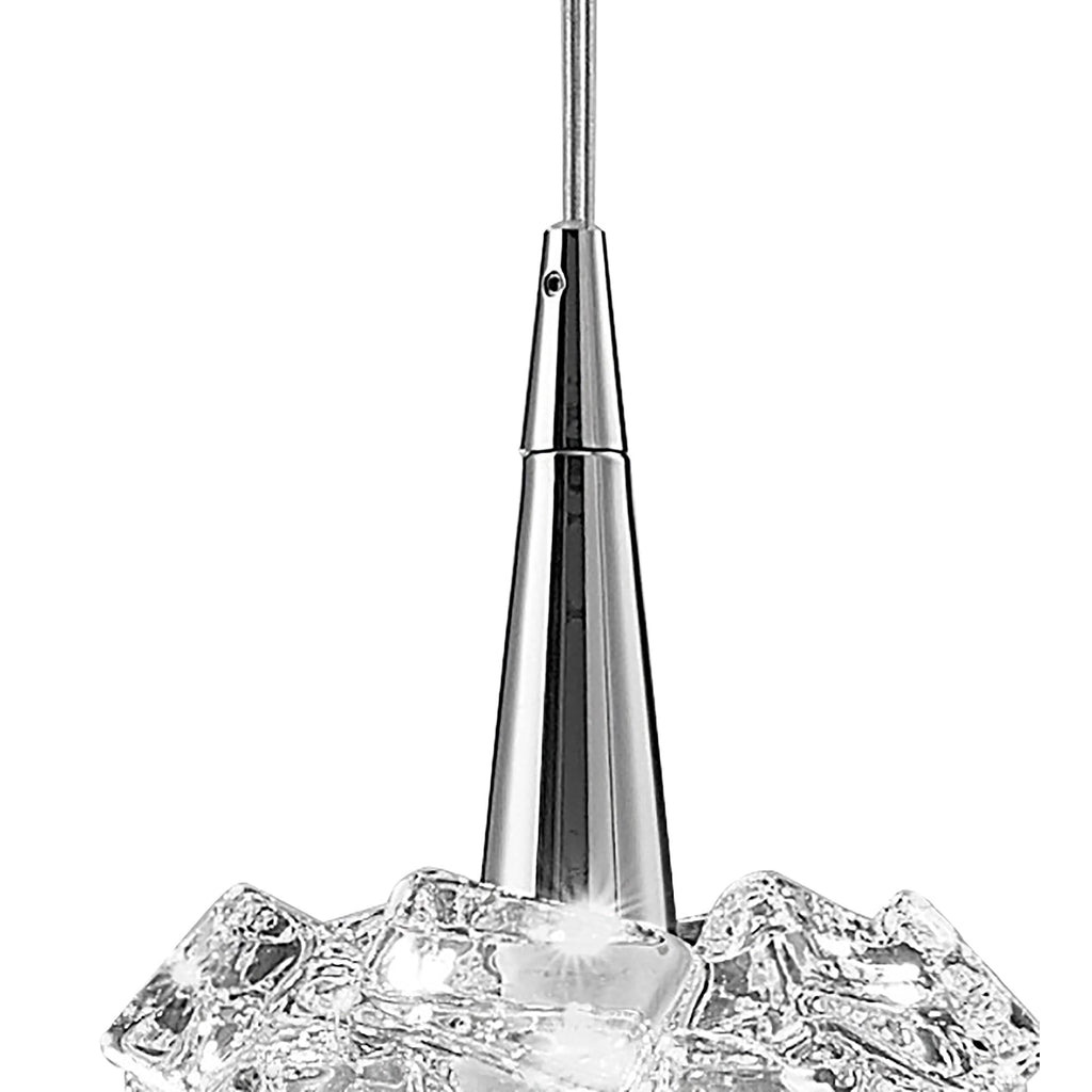 M3952 Artic Pendant 3 Light G9 Round Polished Chrome