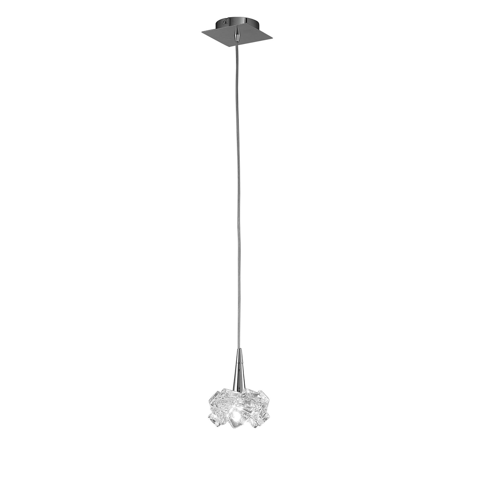 M3953 Artic Pendant 1 Light G9 Small Polished Chrome