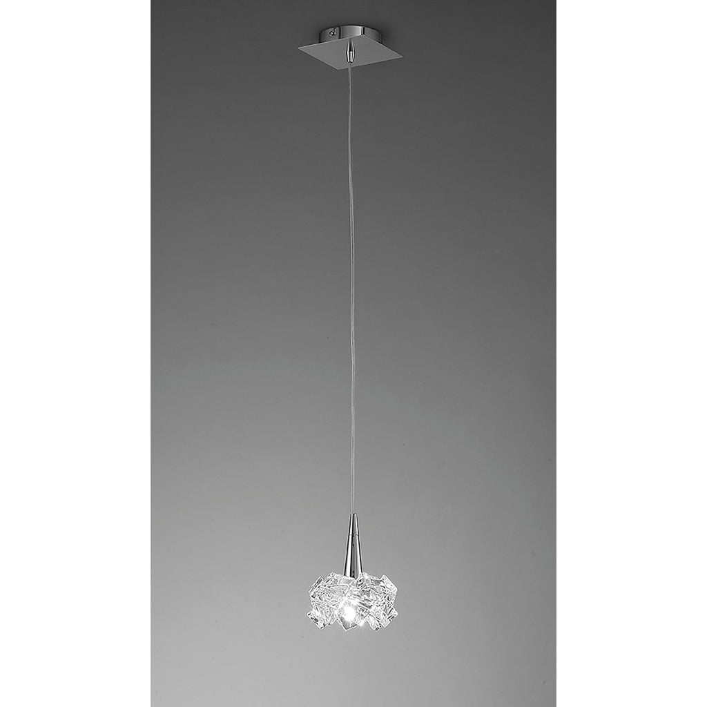 M3953 Artic Pendant 1 Light G9 Small Polished Chrome