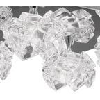 M3954 Artic Flush Ceiling 4 Light G9 Square Polished Chrome