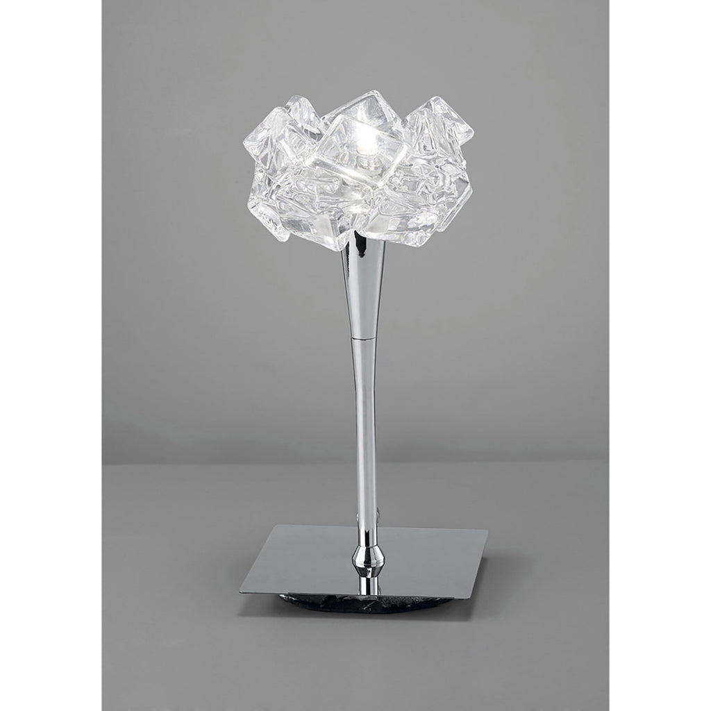 M3958 Artic Table Lamp 1 Light G9 Polished Chrome