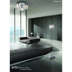 M3958 Artic Table Lamp 1 Light G9 Polished Chrome