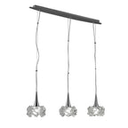 M3961 Artic Linear Pendant 3 Light E27 Line Large Polished Chrome