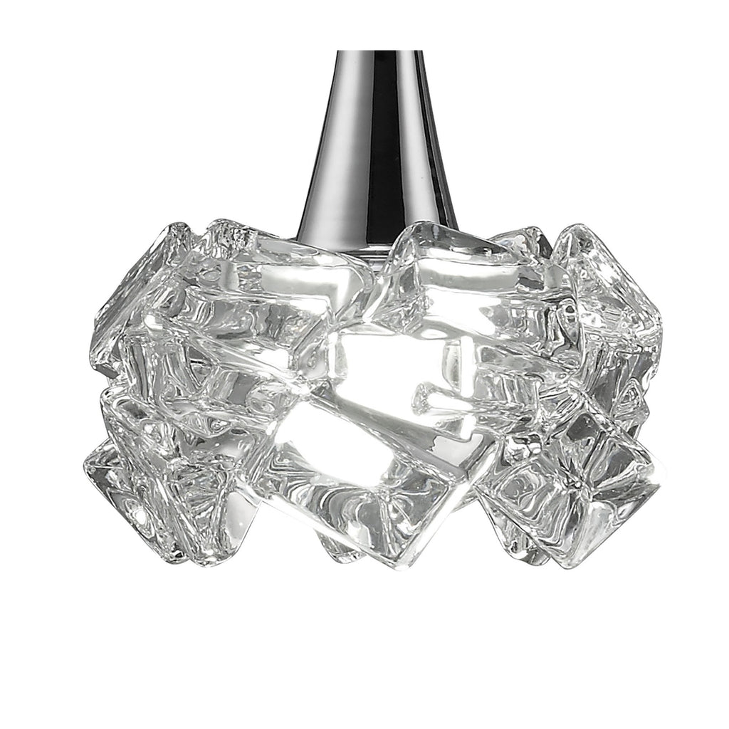 M3961 Artic Linear Pendant 3 Light E27 Line Large Polished Chrome