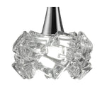 M3961 Artic Linear Pendant 3 Light E27 Line Large Polished Chrome