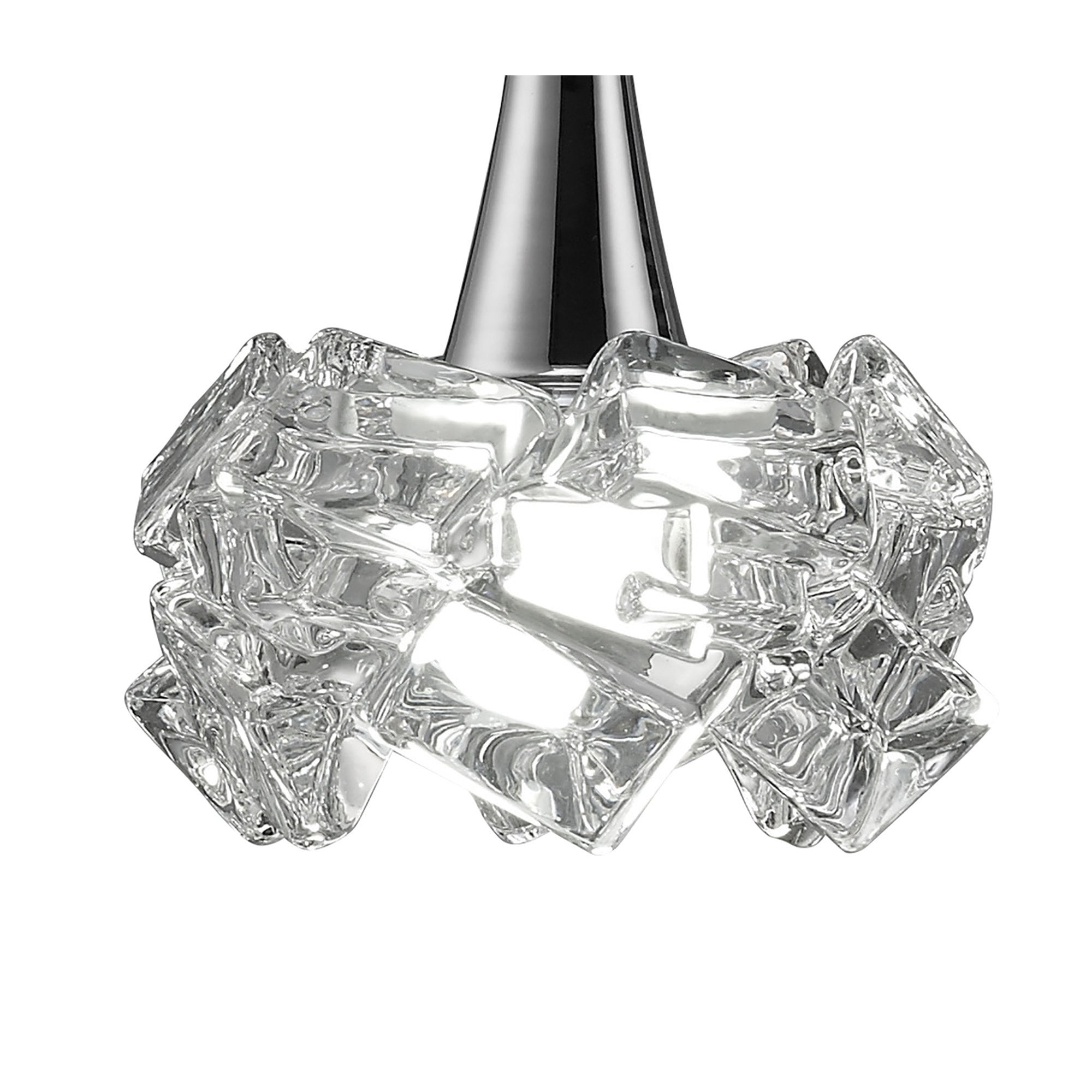 M3961 Artic Linear Pendant 3 Light E27 Line Large Polished Chrome