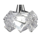 M3963 Artic Pendant 1 Light E27 Large Polished Chrome