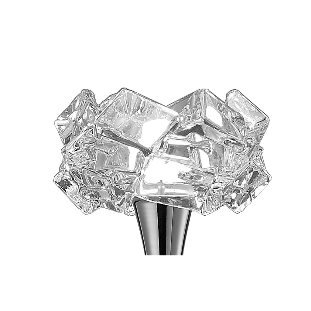 M3969 Artic Floor Lamp 1 Light E27 Polished Chrome
