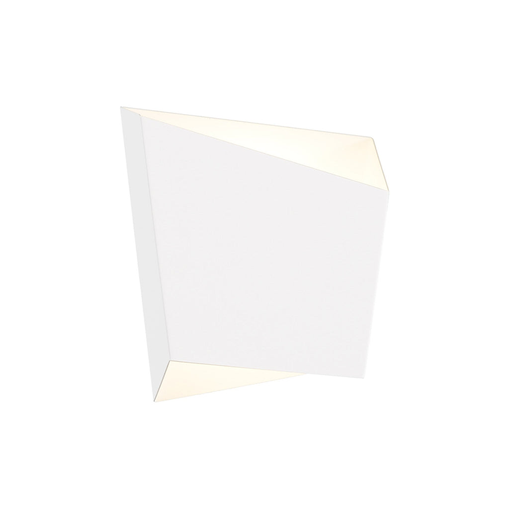 M6220 Asimetric Wall Light Rhombus 1 Light White