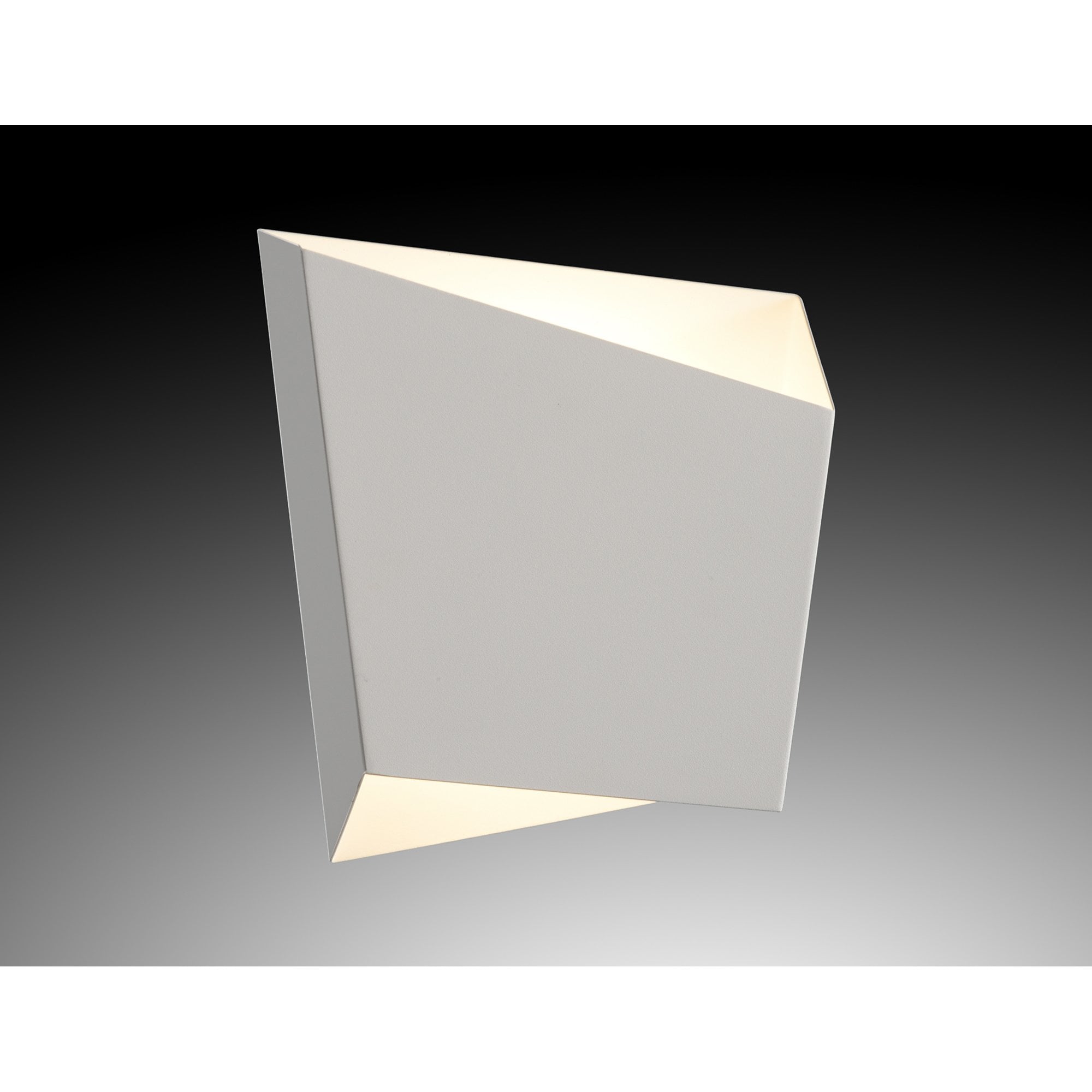 M6220 Asimetric Wall Light Rhombus 1 Light White