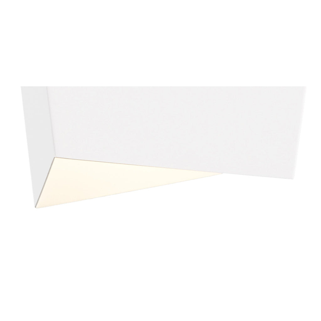 M6220 Asimetric Wall Light Rhombus 1 Light White