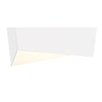 M6220 Asimetric Wall Light Rhombus 1 Light White