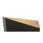 M6222 Asimetric Wall Light Rhombus 1 Light Black