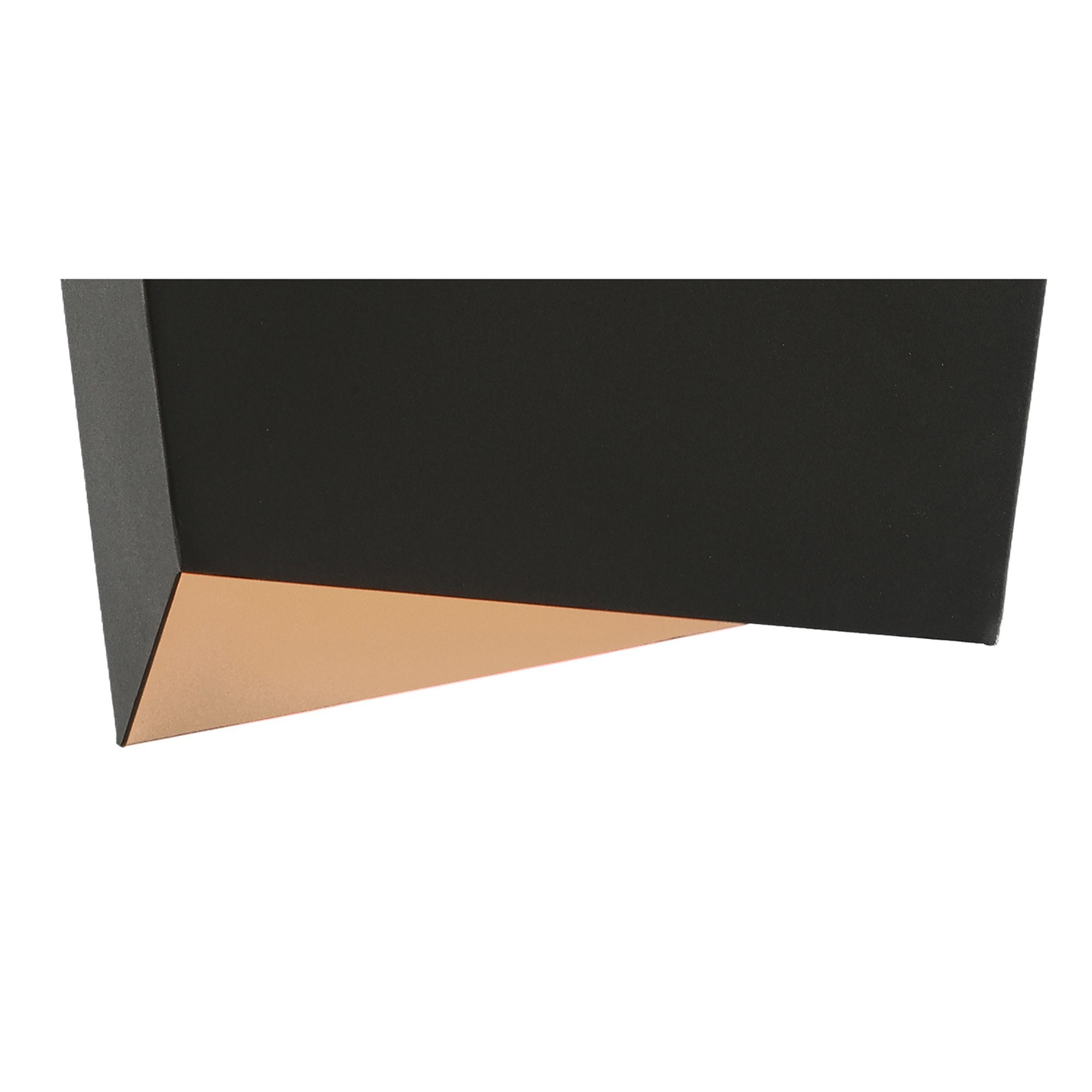 M6222 Asimetric Wall Light Rhombus 1 Light Black
