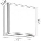 M7056 Bachelor Outdoor Ceiling/Wall 14W LED White