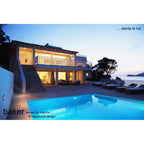 M7641 Baker Outdoor Wall Lamp Small Round 3W LED Rust Brown